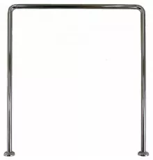 Карниз для ванны Aquatek Мелисса 180x95 KARN-0000016 п-образный Хром