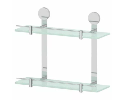 Заказать Стеклянная полка Artwelle Harmonie HAR 037 Хром в магазине сантехники Santeh-Crystal.ru