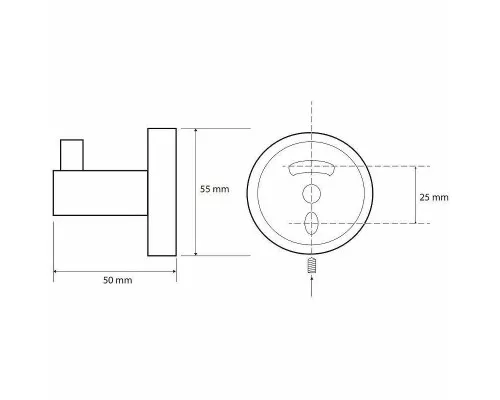 Купить Крючок Bemeta Brilo 161106020 Золото в магазине сантехники Santeh-Crystal.ru