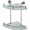 Стеклянная полка Bemeta Omega 104202142 угловая Хром Стеклянная полка Bemeta Omega 104202142 угловая Хром