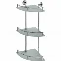 Стеклянная полка Bemeta Omega 104202152 угловая Хром Стеклянная полка Bemeta Omega 104202152 угловая Хром