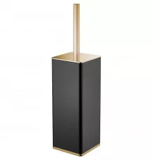 Ершик для унитаза Boheme 10949-B-G Черный Золото