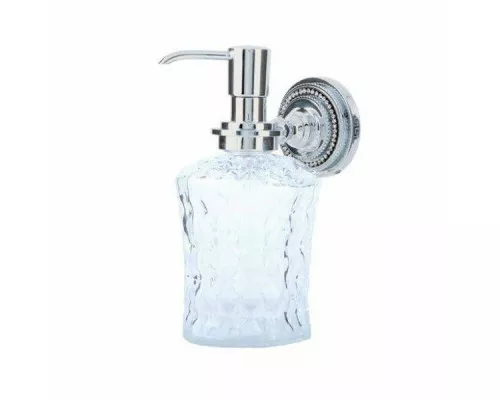 Приобрести Дозатор для жидкого мыла Boheme Brillante 10447 Хром в магазине сантехники Santeh-Crystal.ru