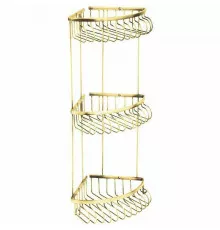 Полка корзина Boheme Imperiale 10428 угловая Золото