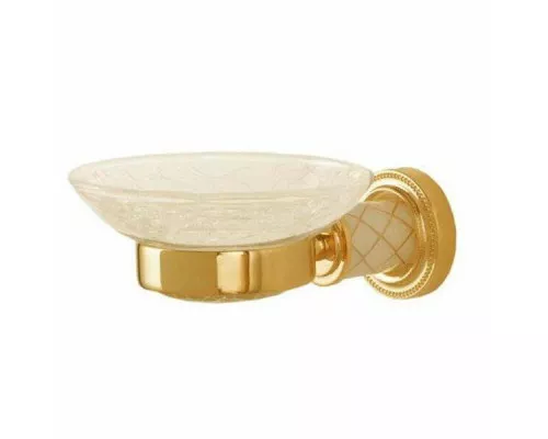 Купить Мыльница Boheme Murano 10903-W-G Золото в магазине сантехники Santeh-Crystal.ru