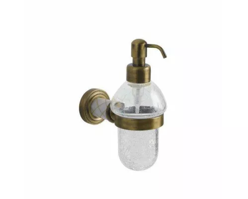 Купить Дозатор для жидкого мыла Boheme Murano 10912-W-BR Бронза в магазине сантехники Santeh-Crystal.ru