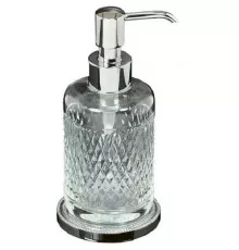 Дозатор для жидкого мыла Boheme Murano Cristal 10227 Хром