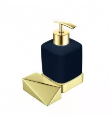 Дозатор для жидкого мыла Boheme New Venturo 10317-G-B Золото, Черный