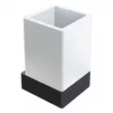 Стакан для зубных щеток Boheme Qubic 10724-B цвет Черный матовый
