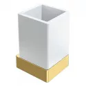 Стакан для зубных щеток Boheme Qubic 10724-G цвет Золото