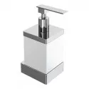 Дозатор для жидкого мыла Boheme Qubic 10727-CR цвет Хром
