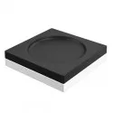 Мыльница Boheme Qubic 10960-B цвет Черный матовый