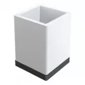 Стакан для зубных щеток Boheme Qubic 10961-B цвет Черный матовый