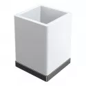 Стакан для зубных щеток Boheme Qubic 10961-SGM цвет Оружейная сталь глянцевая
