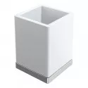 Стакан для зубных щеток Boheme Qubic 10961-CR цвет Хром
