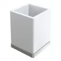 Стакан для зубных щеток Boheme Qubic 10961-NB цвет Брашированный никель