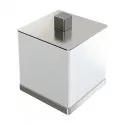 Диспенсер для ватных дисков Boheme Qubic 10964-NB цвет Брашированный никель