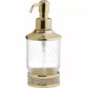 Дозатор для жидкого мыла Boheme Royal Cristal 10929-G Золото