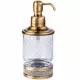 Приобрести Дозатор для жидкого мыла Boheme Royal Cristal 10929-BR-B Бронза в магазине сантехники Santeh-Crystal.ru