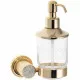 Заказать Дозатор для жидкого мыла Boheme Royal Cristal 10932-G-B Золото в магазине сантехники Santeh-Crystal.ru