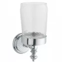 Стакан для зубных щеток Boheme Vogue Bianco 10134 Хром