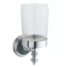 Стакан для зубных щеток Boheme Vogue Nero 10184 Хром