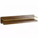 Деревянная полка Bronze de Luxe Forest 10711G Орех Золото матовое Деревянная полка Bronze de Luxe Forest 10711G Орех Золото матовое
