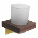 Держатель для стакана Bronze de Luxe Forest 10704G Орех Золото матовое Держатель для стакана Bronze de Luxe Forest 10704G Орех Золото матовое