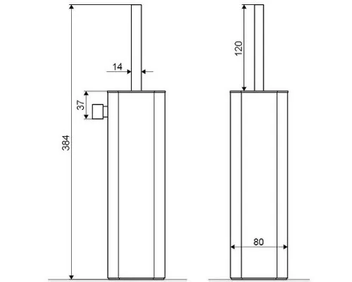 Приобрести Ершик для унитаза Excellent Riko Gold DOEX.1617GL Золото в магазине сантехники Santeh-Crystal.ru