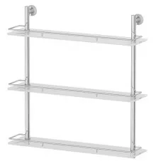 Стеклянная полка FBS Vizovice 070 Хром