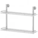 Стеклянная полка FBS Vizovice 064 Хром