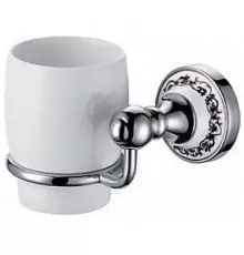 Стакан для зубных щеток Fixsen Bogema FX-78506 Хром Белый