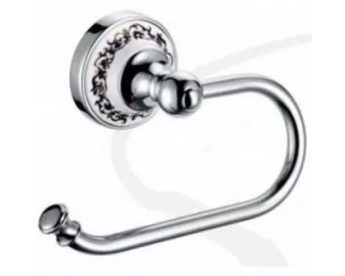 Заказать Держатель туалетной бумаги Fixsen Bogema FX-78510A Хром Белый в магазине сантехники Santeh-Crystal.ru