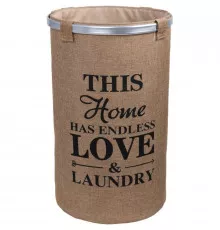 Корзина для белья Fixsen Eco Style FX-1031B Бежевая