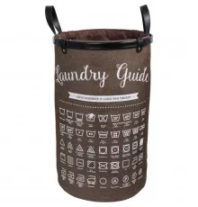 Корзина для белья Fixsen Eco Style FX-1034 Коричневая