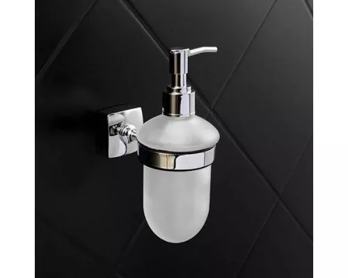 Купить Дозатор жидкого мыла Fixsen Kvadro FX-61312 Хром в магазине сантехники Santeh-Crystal.ru