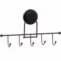 Вешалка для полотенец Fixsen Magic Black FX-45005-5 Черная матовая Вешалка для полотенец Fixsen Magic Black FX-45005-5 Черная матовая