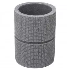 Стакан для зубных щеток Fixsen Nero FX-240-3 Серый