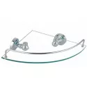 Угловая полка Fixsen Style FX-41103A Хром