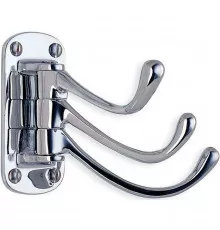 Тройной крючок Haiba HB208-3 Хром