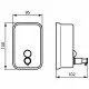 Купить Дозатор для жидкого мыла Ideal Standard IOM A9109MY Нержавеющая сталь в магазине сантехники Santeh-Crystal.ru