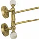 Приобрести Полотенцедержатель Migliore Amerida 16570 поворотный Бронза с кристаллами Swarovski в магазине сантехники Santeh-Crystal.ru