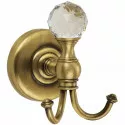 Двойной крючок Migliore Amerida 16563 Бронза с кристаллом Swarovski
