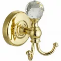 Двойной крючок Migliore Amerida 16600 Золото с кристаллом Swarovski
