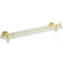 Стеклянная полка Migliore Amerida 16601 Золото с кристаллами Swarovski