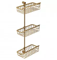 Полка корзина Migliore Complementi 22028 Бронза