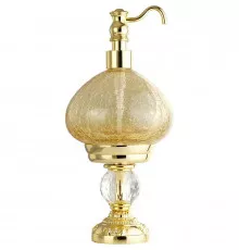 Дозатор для жидкого мыла Migliore Cristalia 16831 Золото с кристаллом Swarovski