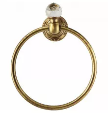 Кольцо для полотенец Migliore Cristalia 16773 Бронза с кристаллом Swarovski
