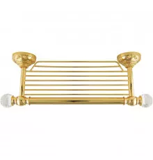 Полка для полотенец Migliore Cristalia 16840 Золото с кристаллами Swarovski