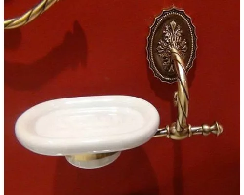 Купить Мыльница Migliore Edera 16943 Золото в магазине сантехники Santeh-Crystal.ru